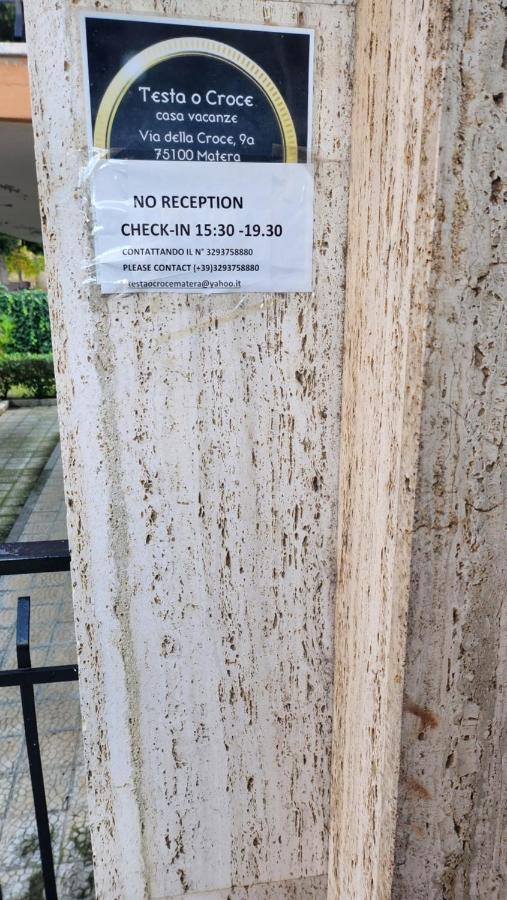 Testa O Croce Casa Vacanze Matera Zewnętrze zdjęcie